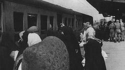 Jews being transported to a concentration camp in 1942.